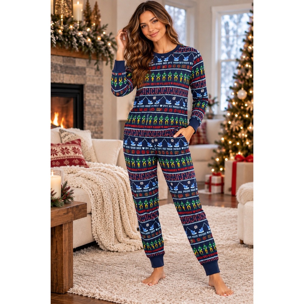 Hanna Andersson x Elf Women's M Organic Cotton Christmas Pajama Set Buddy